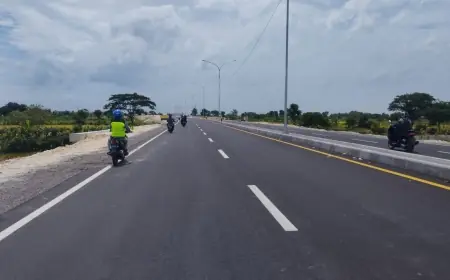 BBPJN Cek Jalan Lingkar Utara Lamongan untuk Mudik Lebaran, Begini Hasilnya