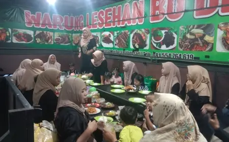 Warung Lesehan Bu Denok, Kuliner Bakaran dan Sambal Rekomendasi di Jombang