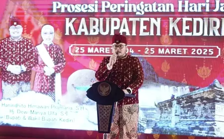 Mas Dhito Serukan Semangat Sinergitas Wujudkan Kabupaten Kediri Bebas dari Kemiskinan Ekstrem.
