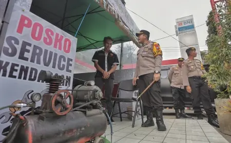 Pos PAM Selorejo Blitar di Jalur Utama Mudik Lebaran, Siapkan Layanan Kesehatan dan Bengkel Gratis