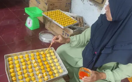 Pelaku Usaha Kue Kering Nastar di Jombang Banjir Pesanan Jelang Lebaran