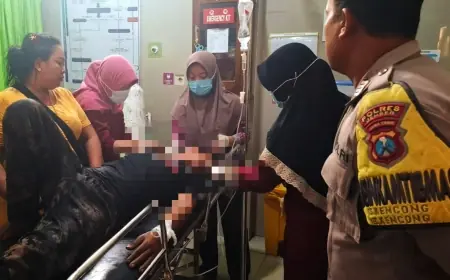 Pria di Jember Bacok Terduga Selingkuhan Istri hingga Kritis