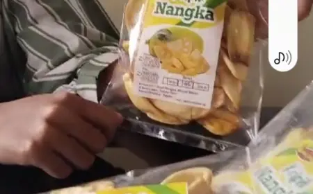 Keripik Nangka, Oleh-Oleh Khas Nganjuk yang Semakin Diminati