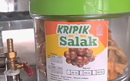 Oleh-Oleh Khas Nganjuk: Keripik Salak Renyah dan Nikmat
