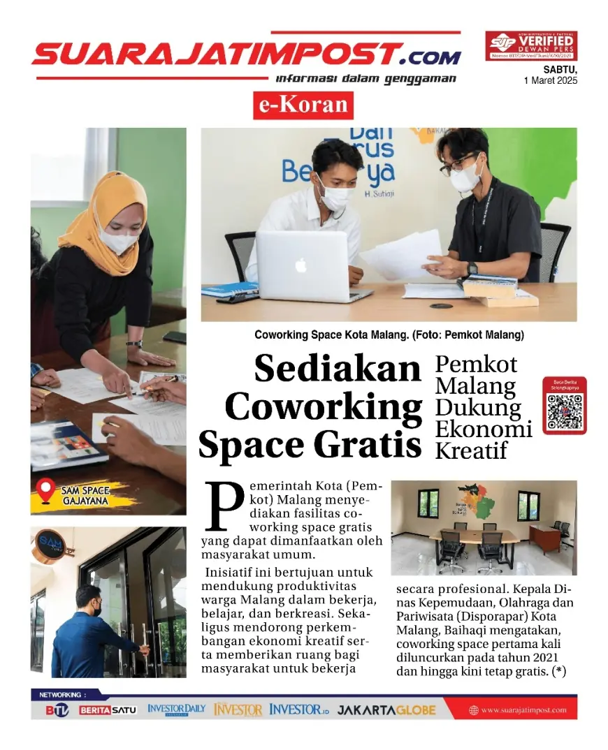 eKoran, Edisi Sabtu, 01 Maret 2025
