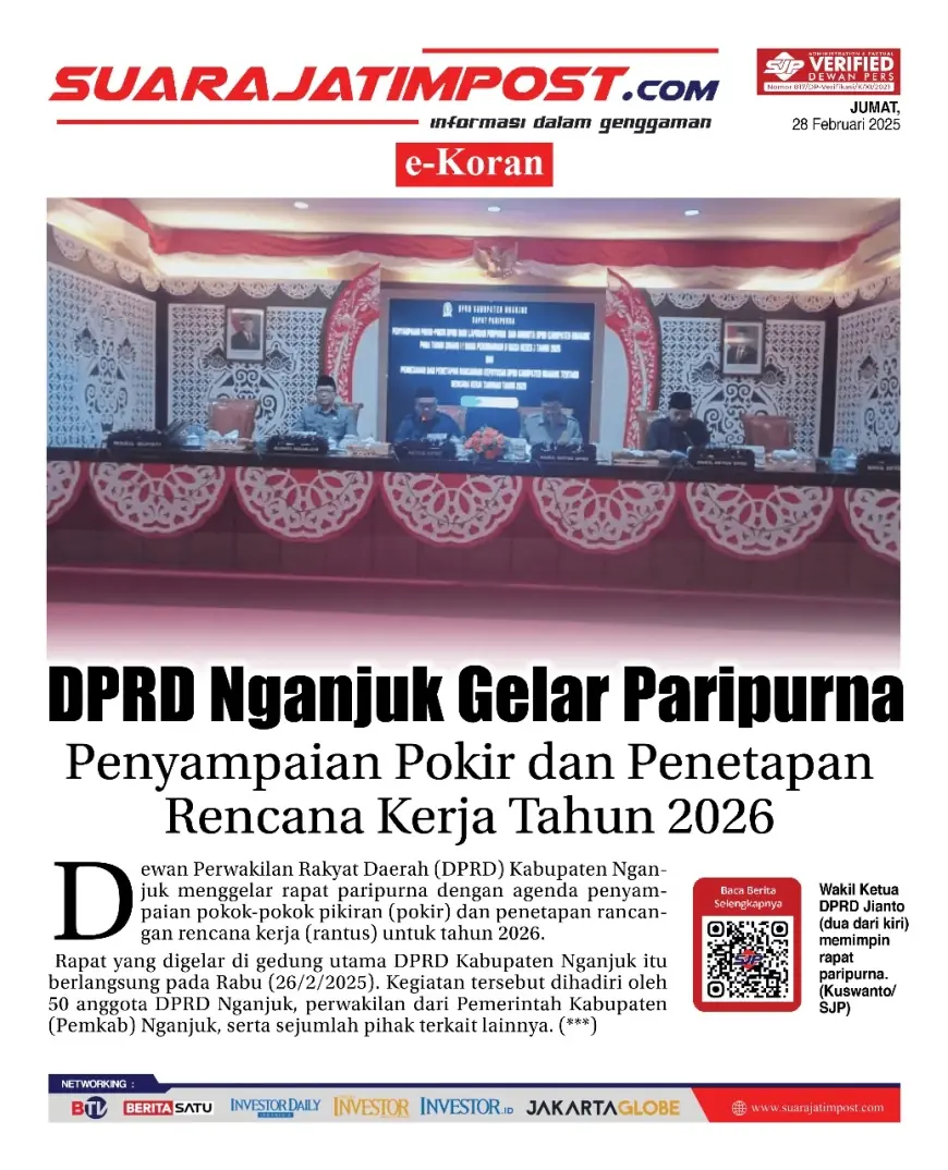 eKoran, Edisi Jumat, 28 Februari 2025