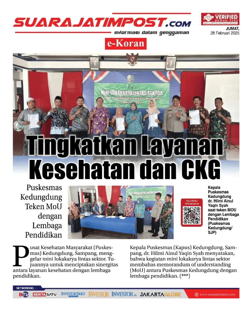 eKoran, Edisi Jumat, 28 Februari 2025
