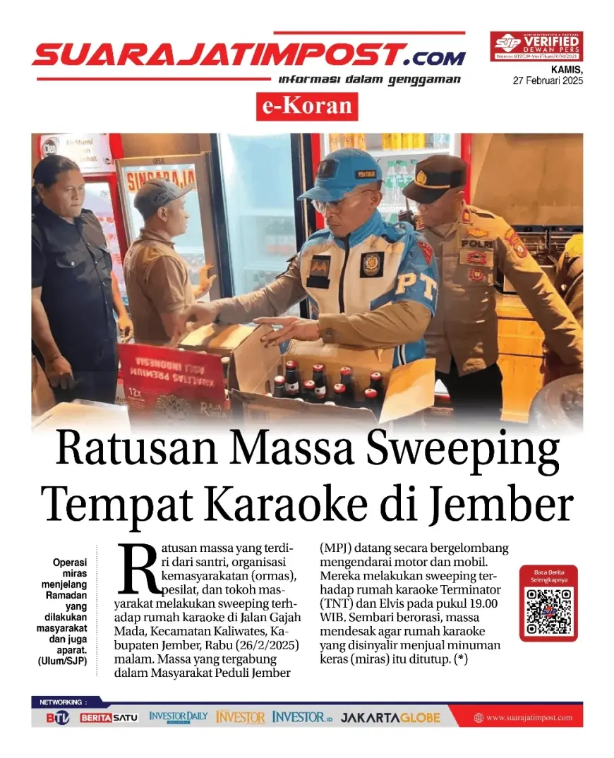 eKoran, Edisi Kamis, 27 Februari 2025
