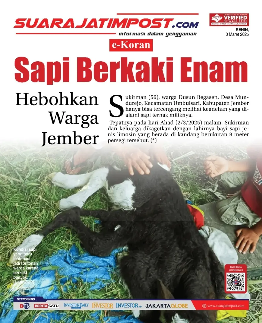eKoran, Edisi Senin, 03 Maret 2025