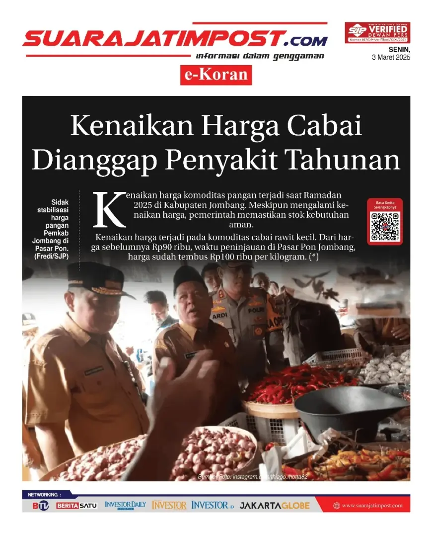 eKoran, Edisi Senin, 03 Maret 2025