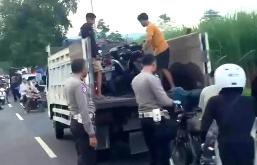Cegah Balap Liar saat Ngabuburit, Sejumlah Motor di Bondowoso Diamankan Polisi