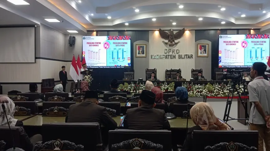 Pimpinan Daerah Baru, DPRD Kota dan Kabupaten Blitar Gelar Rapat Paripurna Setijab