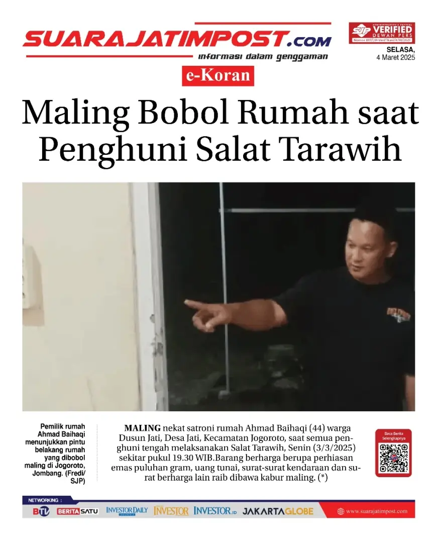 eKoran, Edisi Selasa, 04 Maret 2025