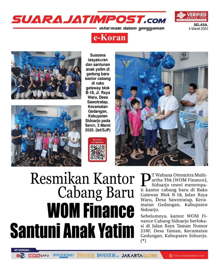 eKoran, Edisi Selasa, 04 Maret 2025