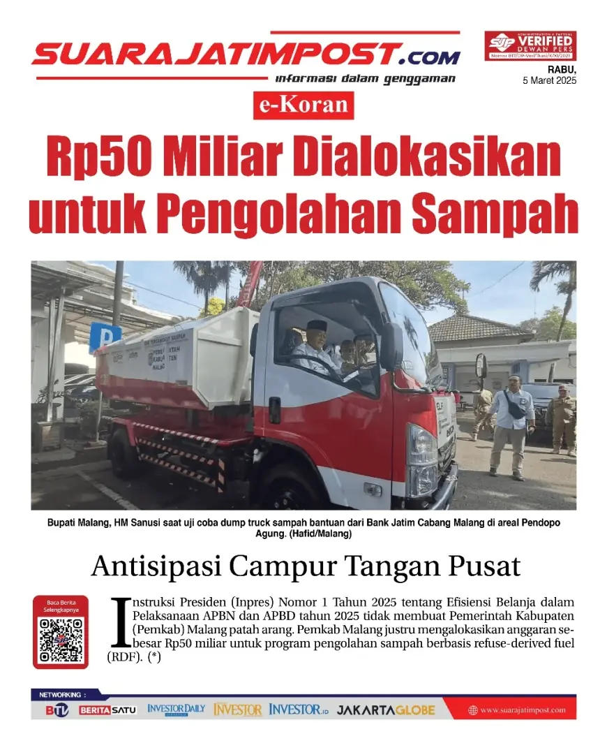 eKoran, Edisi Rabu, 05 Maret 2025
