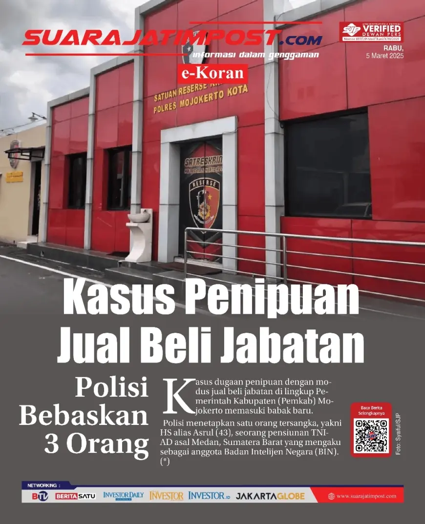 eKoran, Edisi Rabu, 05 Maret 2025