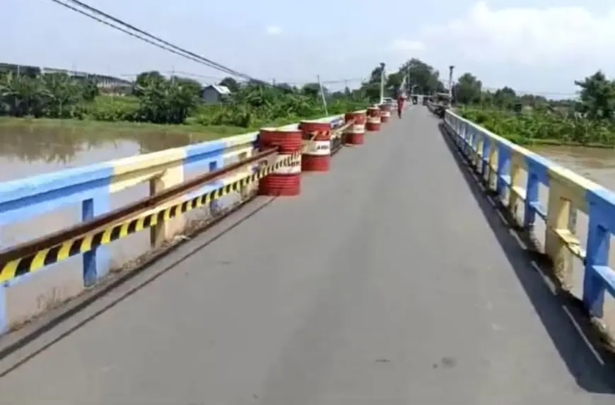 Jembatan Pagerluyung Jalur Alternatif Jombang Mojokerto Kembali Dibuka