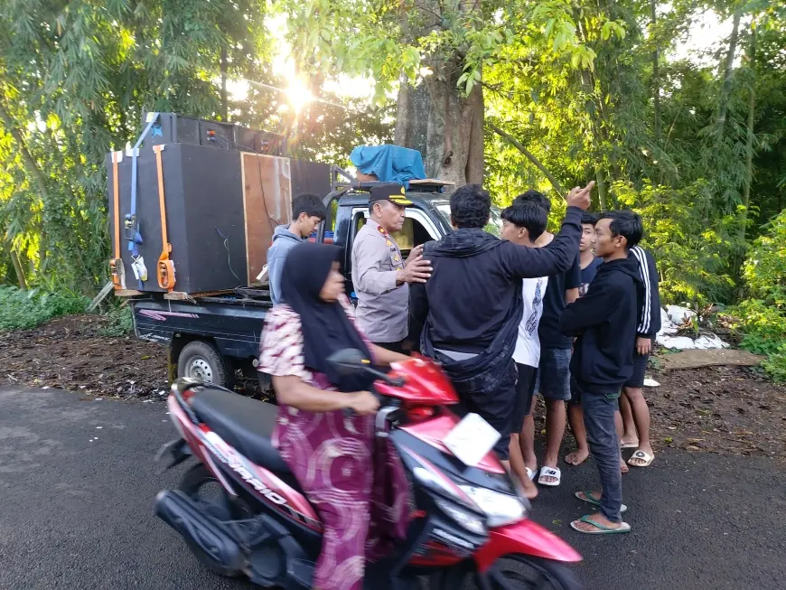 Polisi Razia Balap Liar dan Sound Horeg di Dau Malang, Puluhan Motor Diamankan