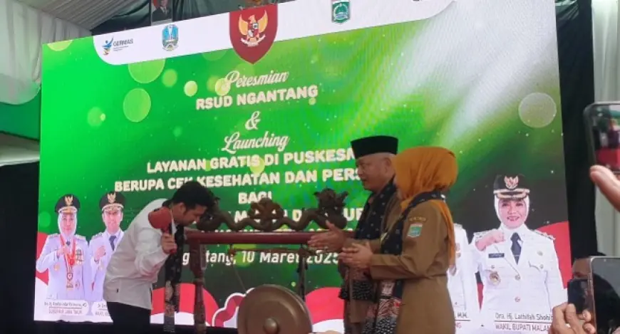 Bersama Wagub Jatim, Bupati Malang Resmikan RSUD Ngantang