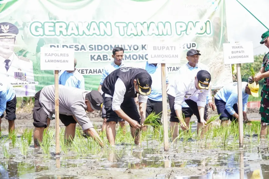 Pak Yes Komitmen Pertahankan Lamongan dengan Predikat Lumbung Pangan Nasional