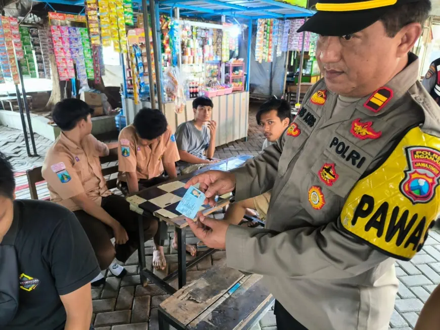 Polres Nganjuk Tambah Personel di Titik Rawan Kriminalitas, Jaga Kamtibmas di Pusat Keramaian