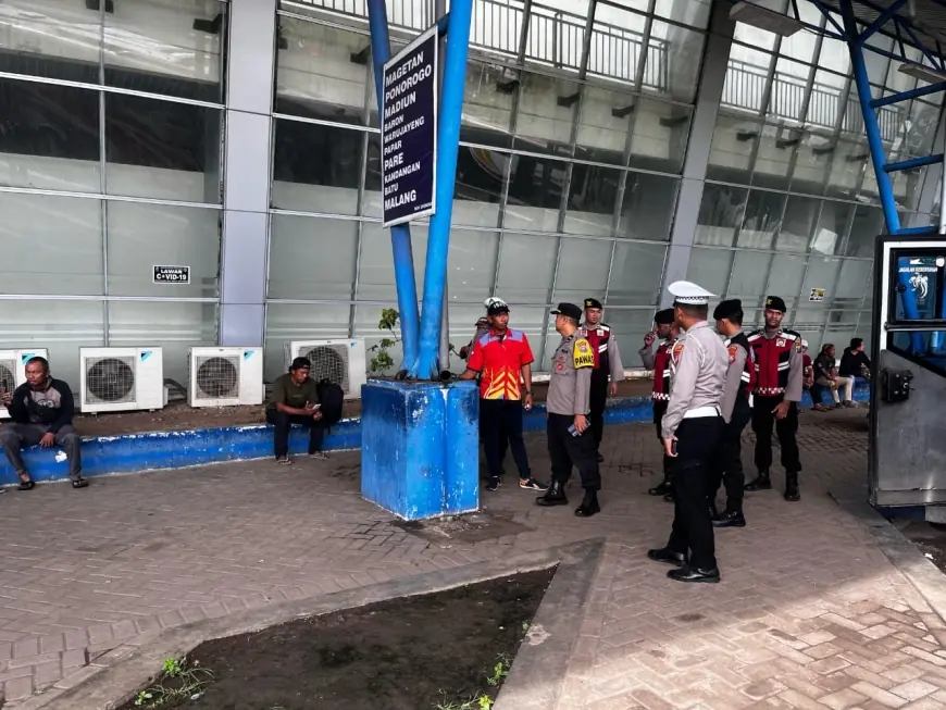 Marak Ormas Minta THR ke Pengusaha, Polres Nganjuk Gelar Patroli