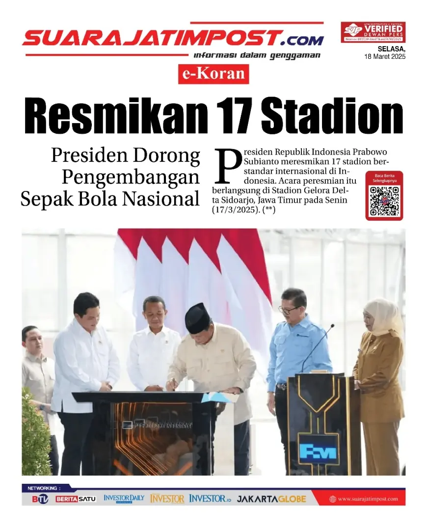 eKoran, Edisi Selasa, 18 Maret 2025