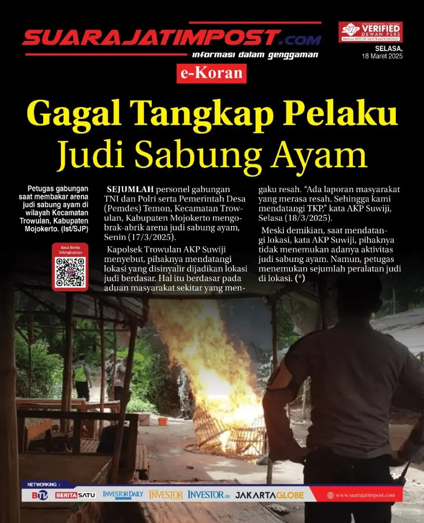 eKoran, Edisi Selasa, 18 Maret 2025