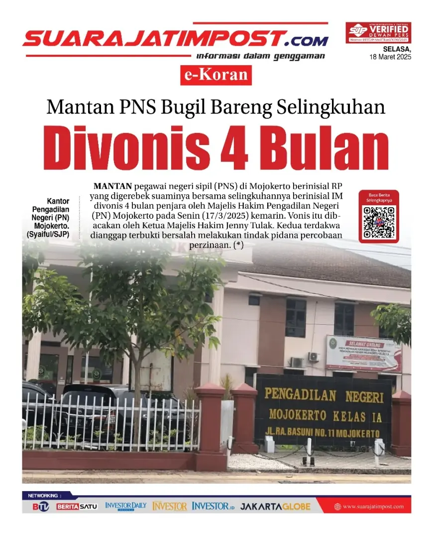 eKoran, Edisi Selasa, 18 Maret 2025