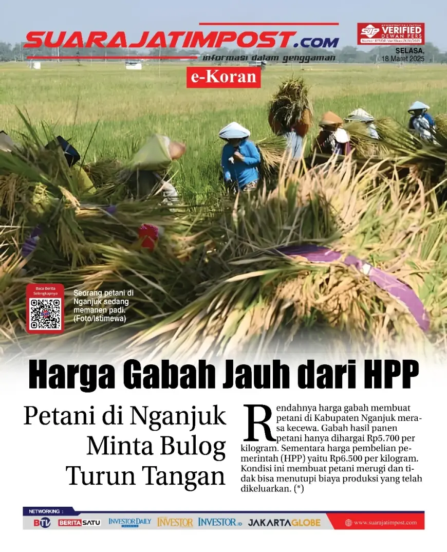 eKoran, Edisi Selasa, 18 Maret 2025