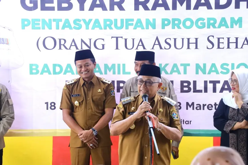 Program OASE, Bupati dan Baznas Kabupaten Blitar Beri Kebahagiaan untuk 346 Anak Yatim Piatu