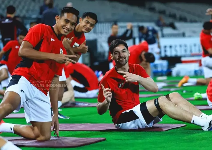 Latihan Perdana di Sidney, Skuad Garuda Optimistis Raih Poin di Kandang Australia