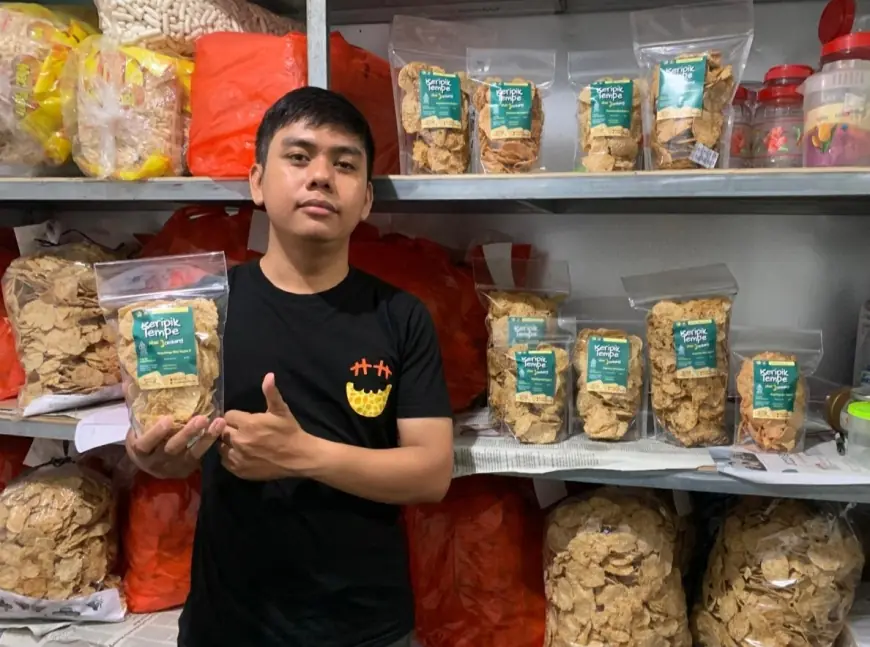 Permintaan Panganan Keripik Tempe di Jombang Meningkat Jelang Idulfitri