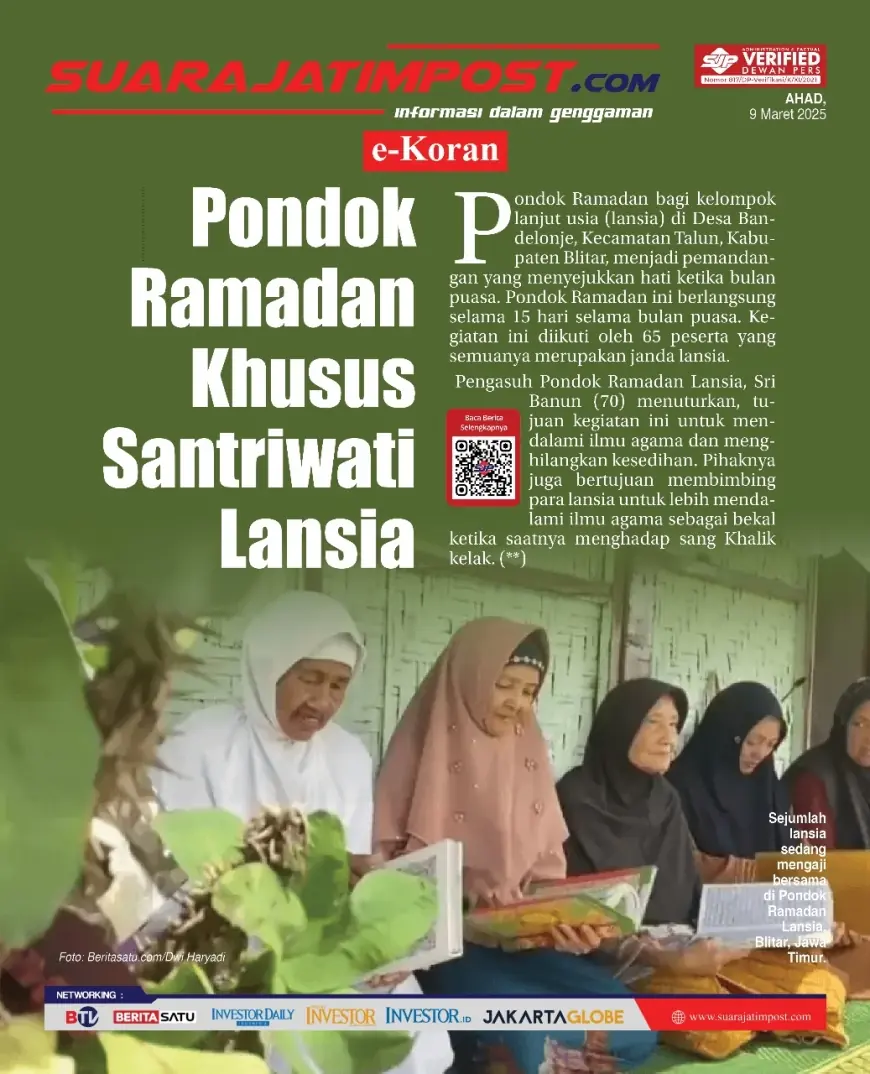 eKoran, Edisi Ahad, 09 Maret 2025