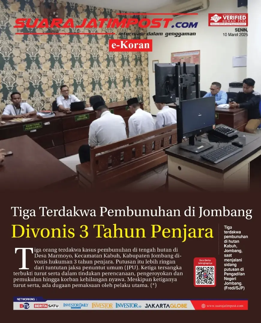 eKoran, Edisi Senin, 10 Maret 2025