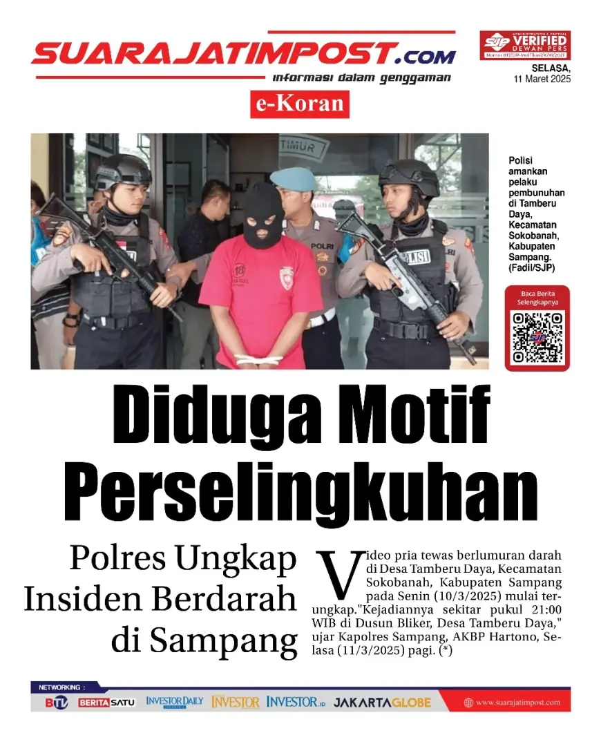 eKoran, Edisi Selasa, 11 Maret 2025