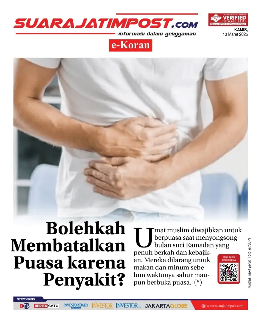 eKoran, Edisi Kamis, 13 Maret 2025
