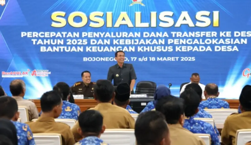 Pemkab Bojonegoro Sosialisasi BKK Desa 2025, Bupati Wahono Tekankan Pengentasan Kemiskinan dan Peningkatan IPM
