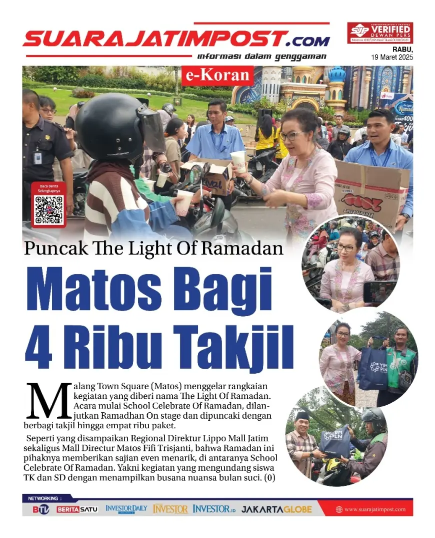 eKoran, Edisi Rabu, 19 Maret 2025