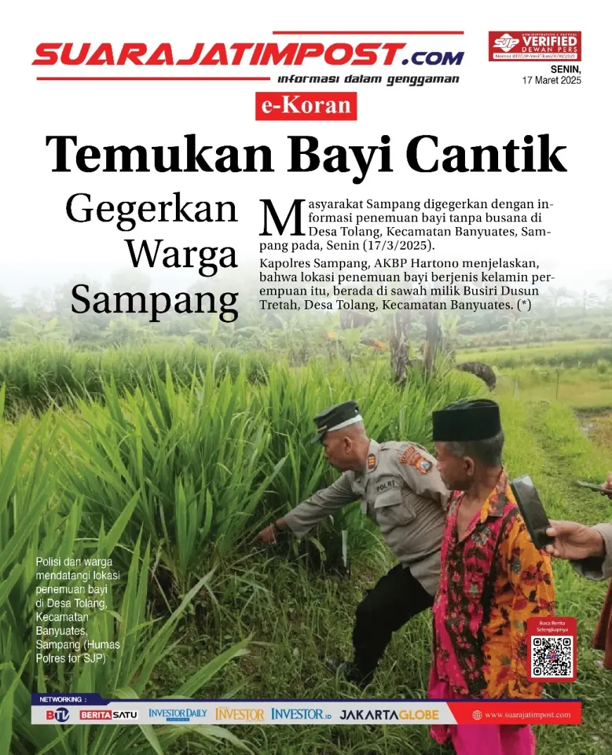 eKoran, Edisi Senin, 17 Maret 2025