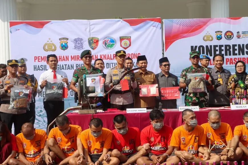 Dalam 12 Hari Ramadan, Polresta Pasuruan Ungkap 19 Kasus Kejahatan