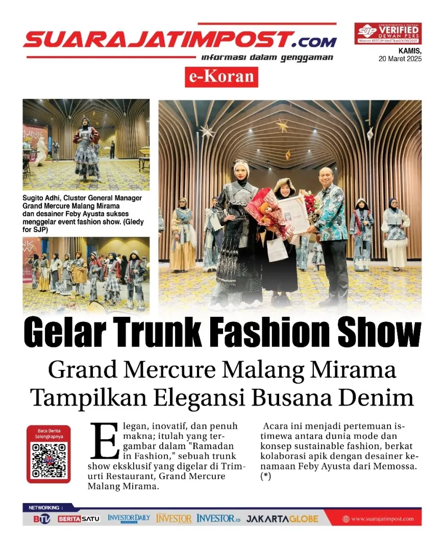 eKoran, Edisi Kamis, 20 Maret 2025