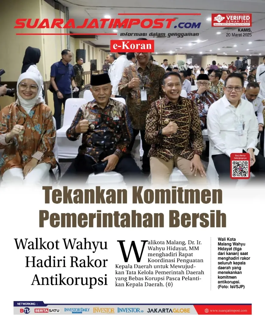 eKoran, Edisi Kamis, 20 Maret 2025