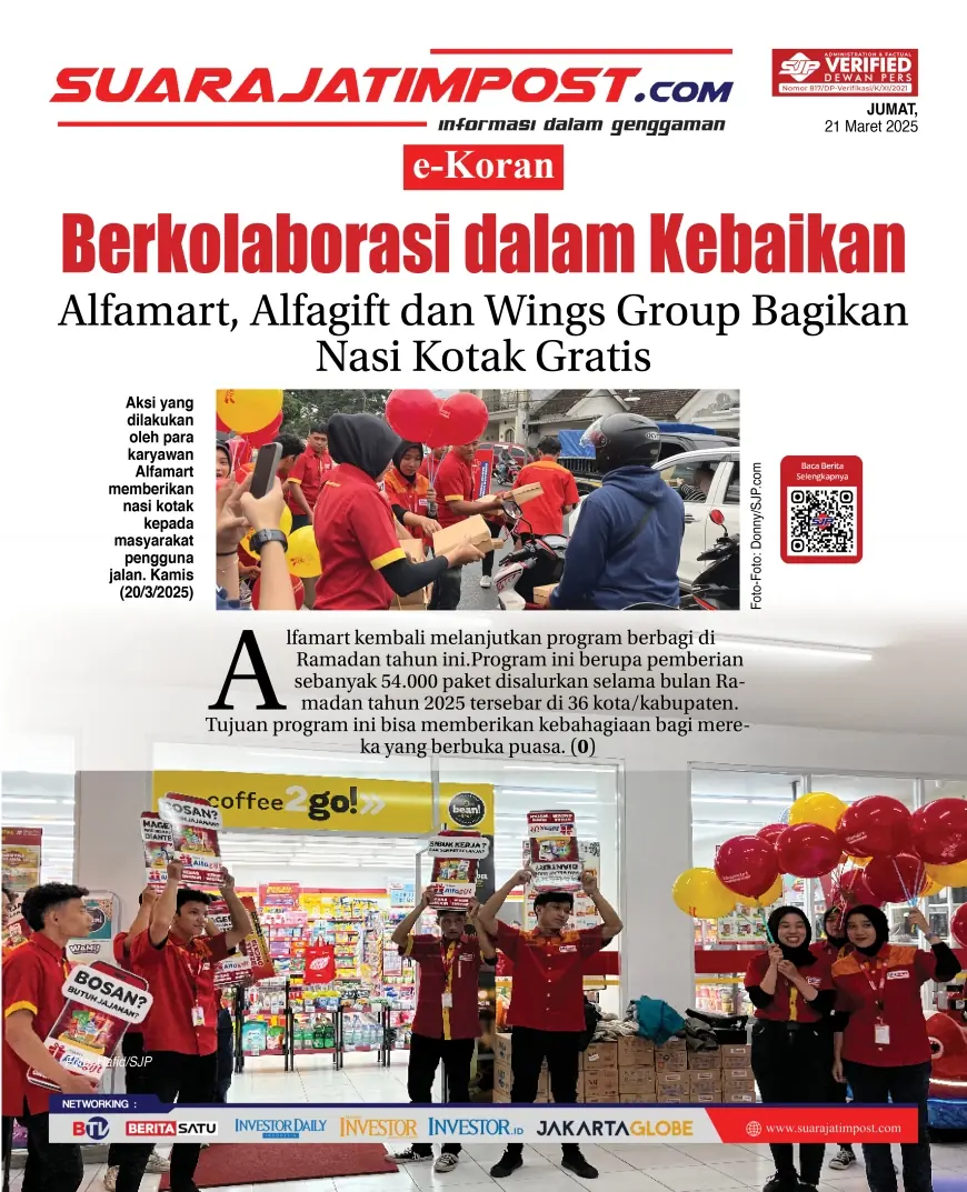 eKoran, Edisi Jumat, 21 Maret 2025