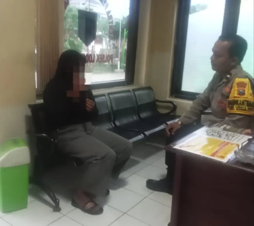 Kepergok Jambret Kalung Emas Bocah, Emak-Emak di Blitar Dibawa ke Kantor Polisi