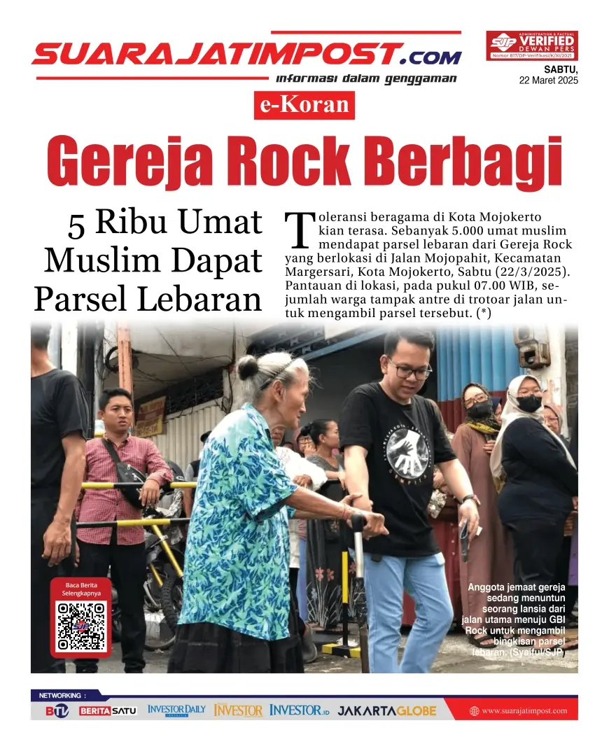 eKoran, Edisi Sabtu, 22 Maret 2025
