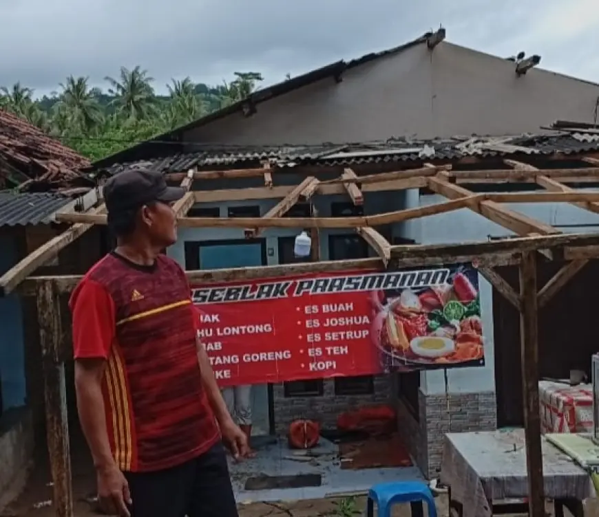 Angin Kencang Terjang Sumbermanjing Wetan Malang, Update Laporan, Delapan Bangunan Rusak