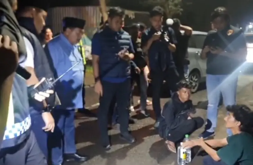 Razia Gabungan Polres dan Pemkab Jombang Amankan Pemuda Tenggak Miras