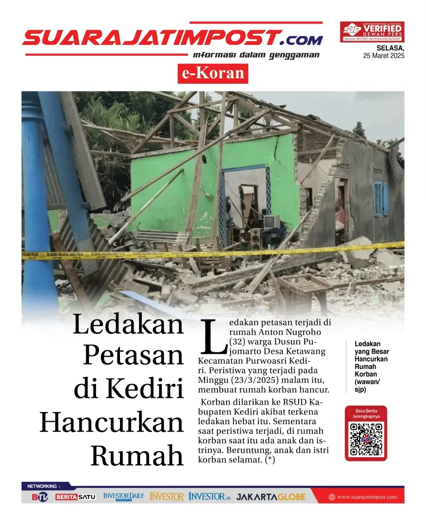 eKoran, Edisi Selasa, 25 Maret 2025