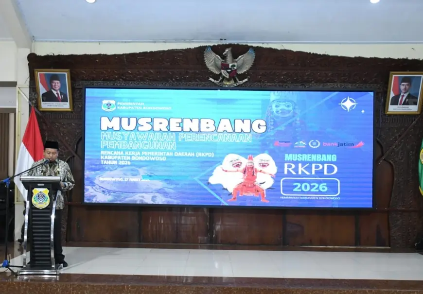 Gelar Musrenbang RKPD 2026, Pemkab Bondowoso Prioritaskan 5 Pembangunan